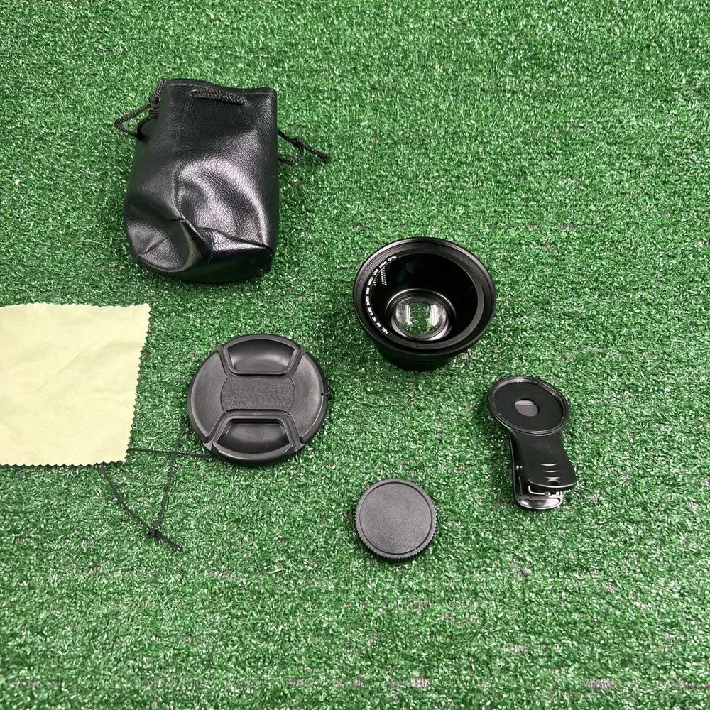 Professional HD MC 0.39x Super Wide Macro Angle Lens Japan Optic W/ Case‎